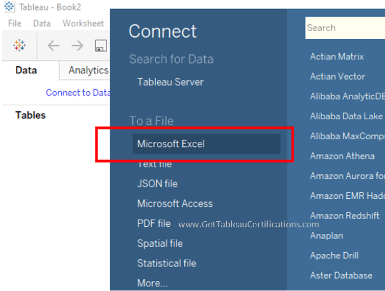 tableau certification exam question