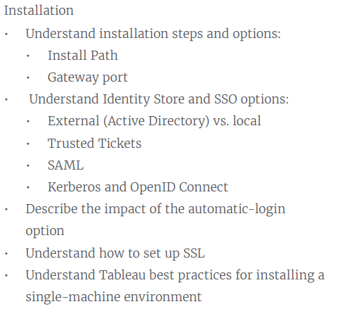 tableau certification exam questions